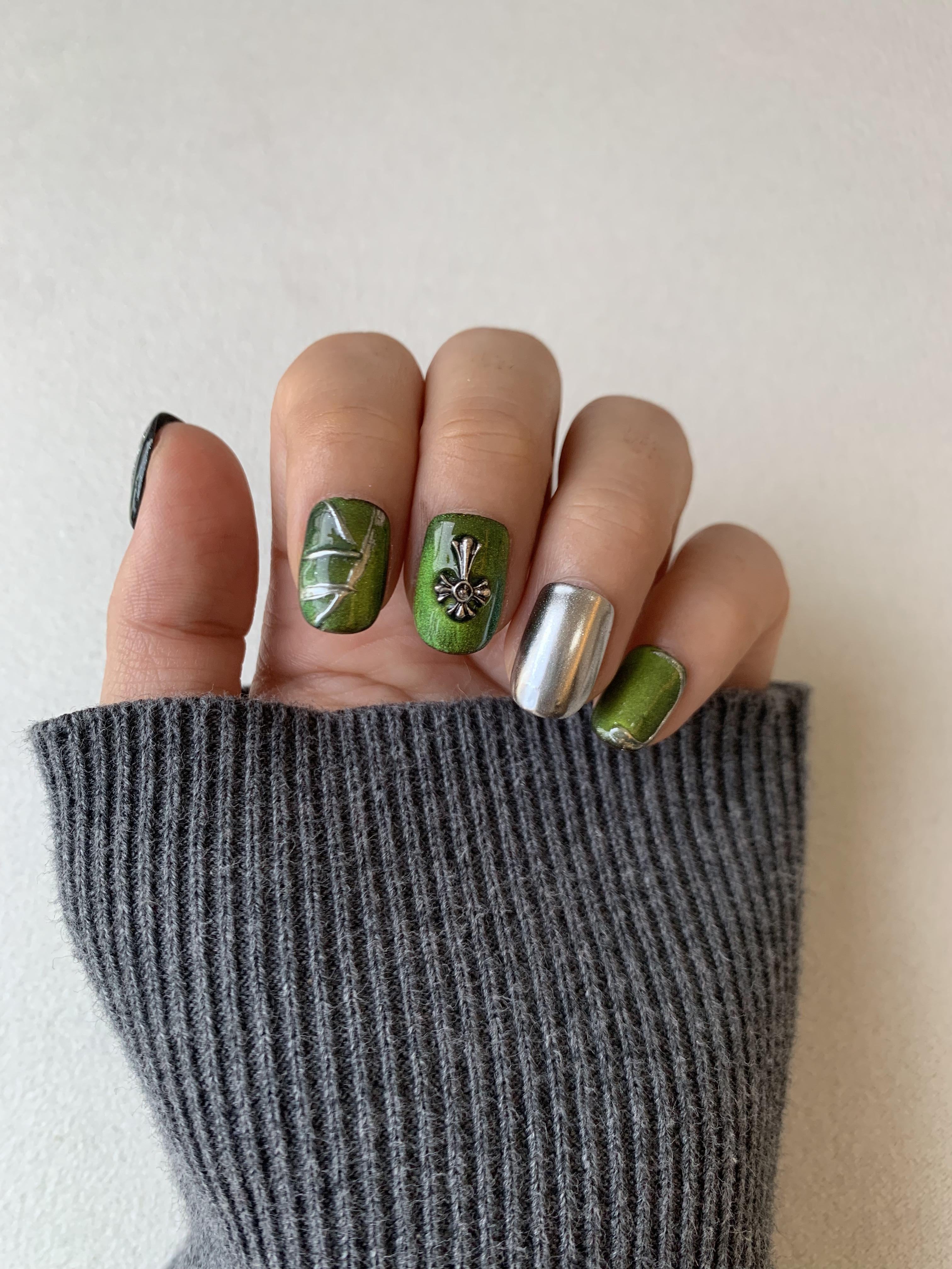 Eye of the Devil Handmade Evil Eye Press-On Nails