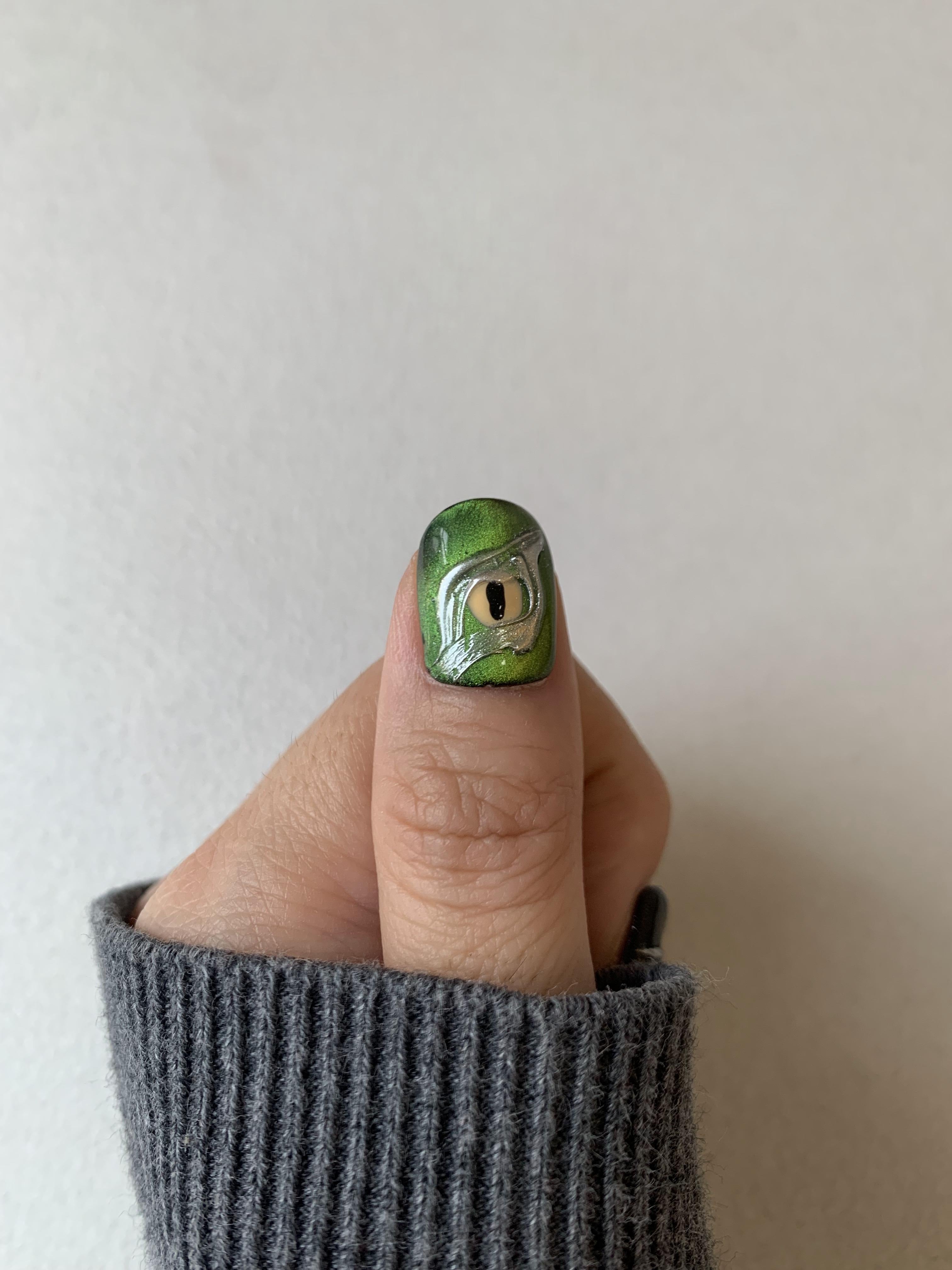 Eye of the Devil Handmade Evil Eye Press-On Nails