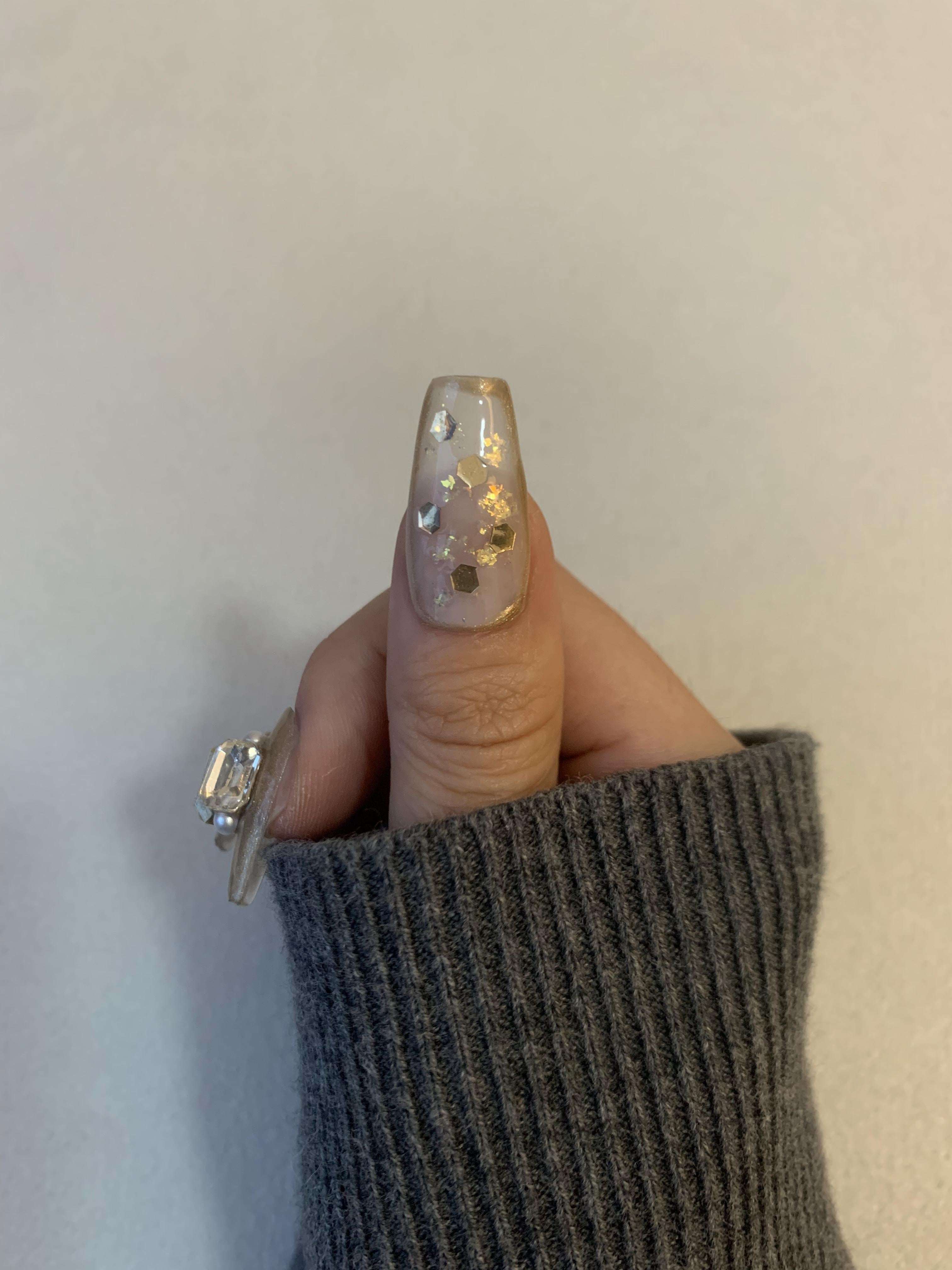 Cinnamon Kiss Handmade Floral Press-On Nails
