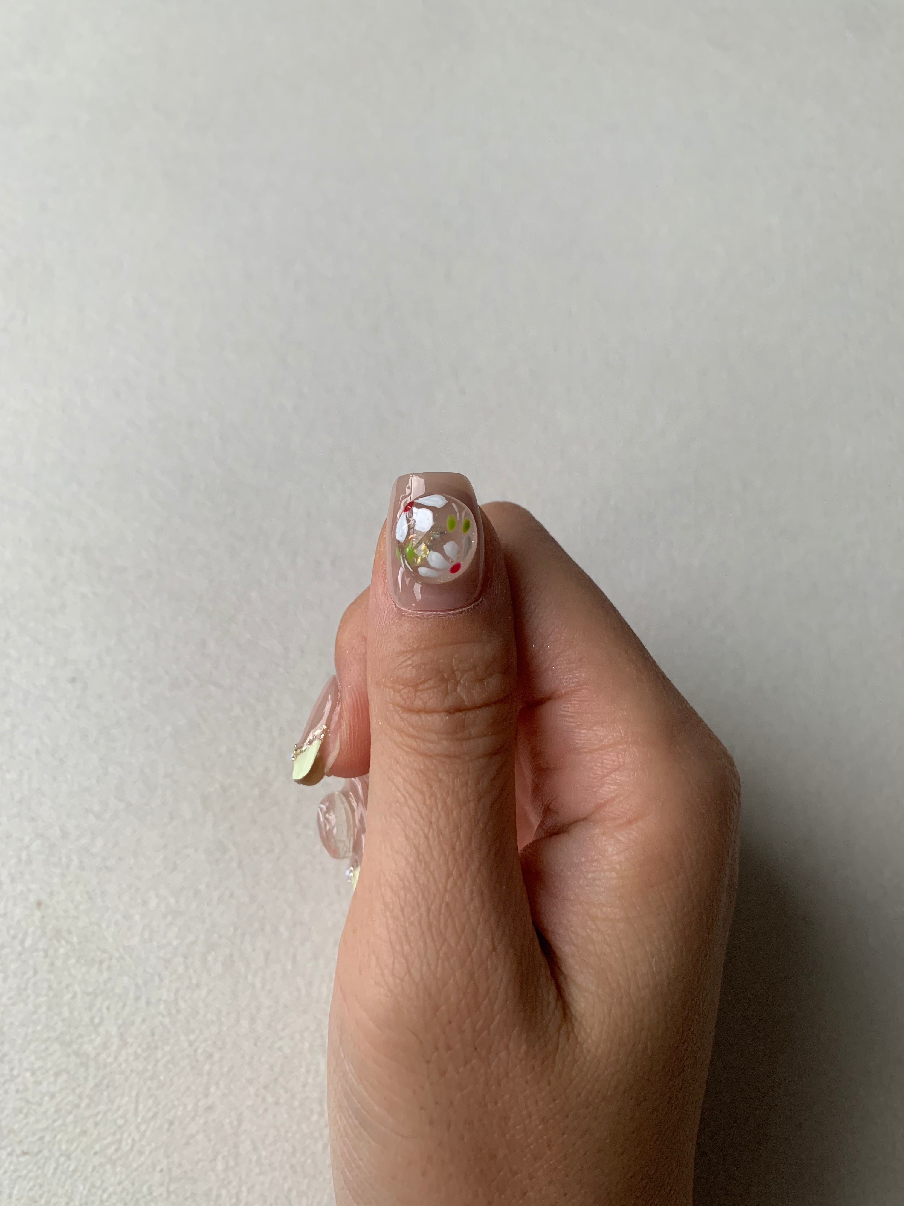 Lucky Crystal Handmade Rhinestone Press-On Nails for Special Events